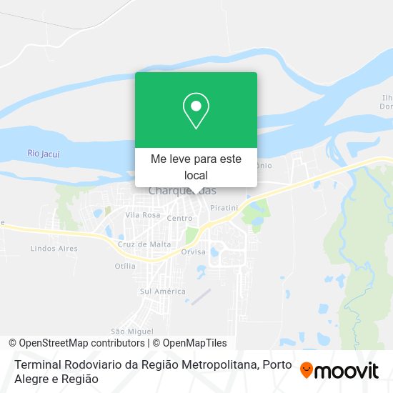 Terminal Rodoviario da Região Metropolitana mapa