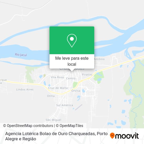 Agencia Lotérica Bolao de Ouro Charqueadas mapa