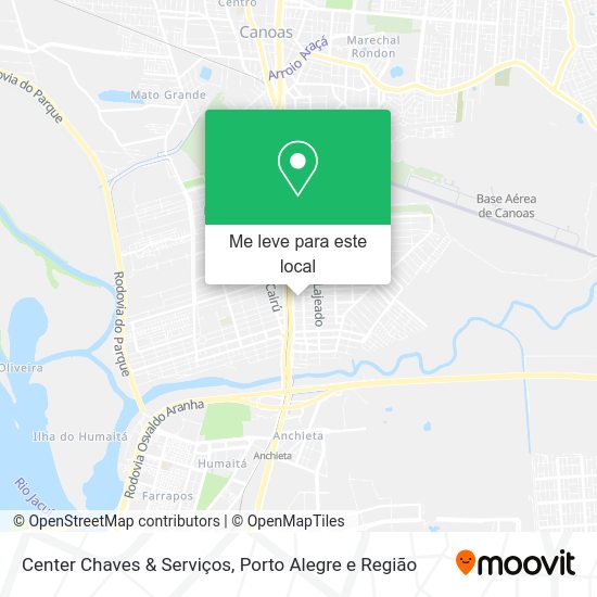 Center Chaves & Serviços mapa