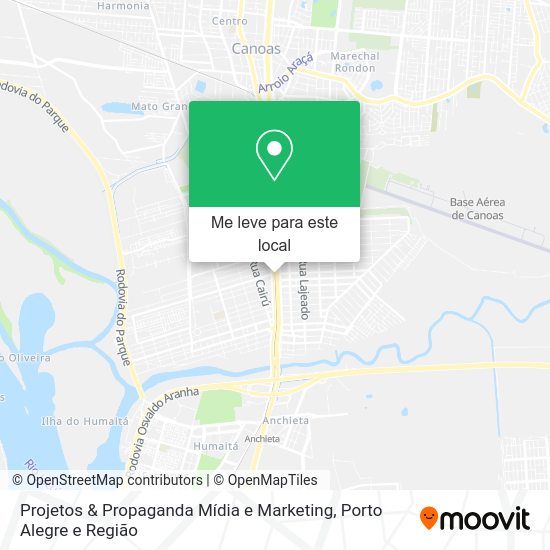 Projetos & Propaganda Mídia e Marketing mapa