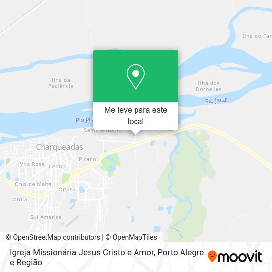 Igreja Missionária Jesus Cristo e Amor mapa