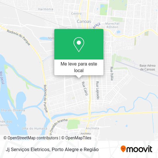 Jj Serviços Eletricos mapa