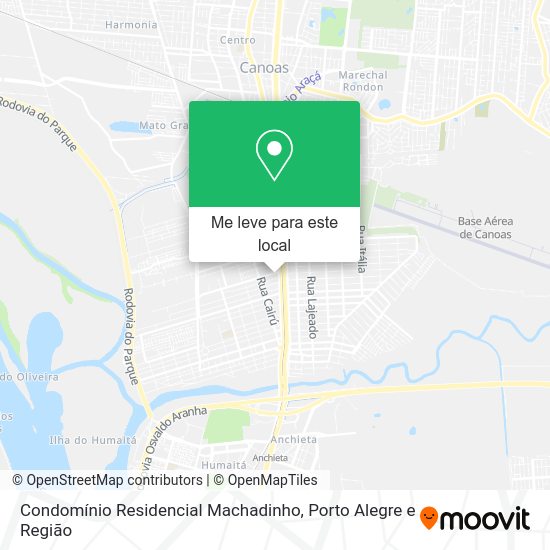 Condomínio Residencial Machadinho mapa