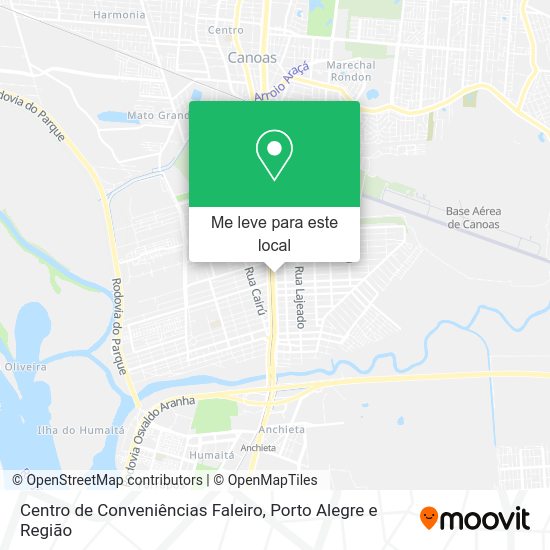 Centro de Conveniências Faleiro mapa