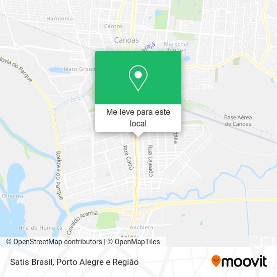 Satis Brasil mapa