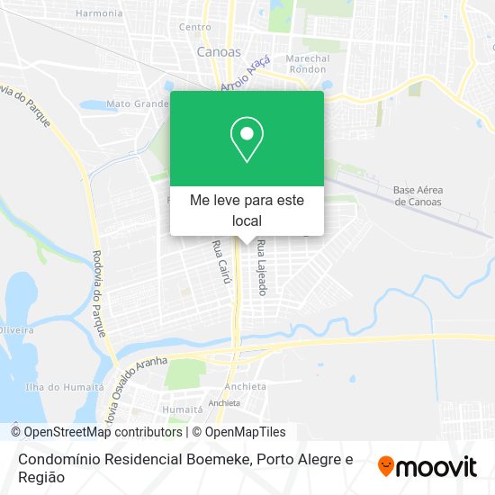 Condomínio Residencial Boemeke mapa