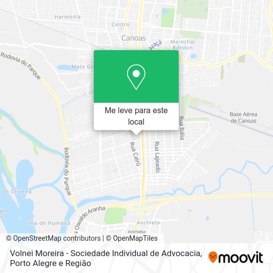 Volnei Moreira - Sociedade Individual de Advocacia mapa