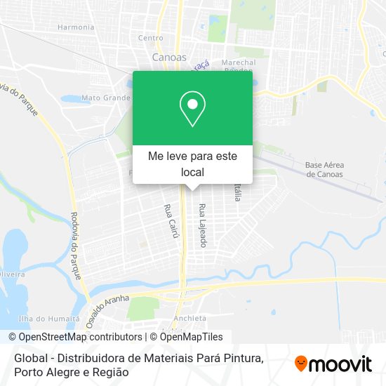 Global - Distribuidora de Materiais Pará Pintura mapa