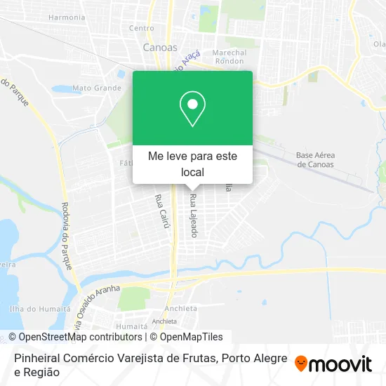 Pinheiral Comércio Varejista de Frutas mapa