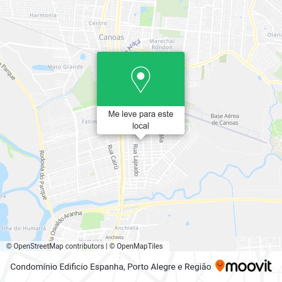 Condomínio Edificio Espanha mapa