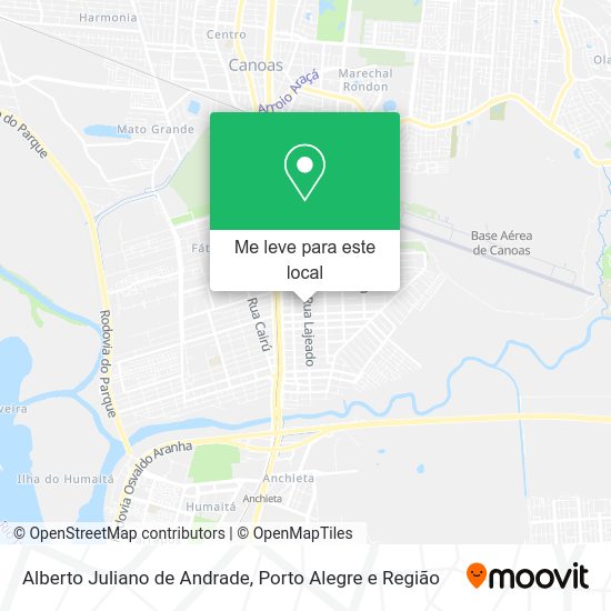Alberto Juliano de Andrade mapa
