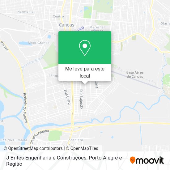 J Brites Engenharia e Construções mapa