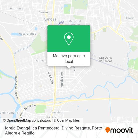 Igreja Evangélica Pentecostal Divino Resgate mapa
