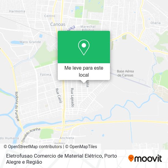 Eletrofusao Comercio de Material Elétrico mapa