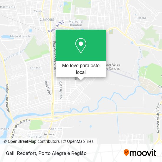 Galli Redefort mapa