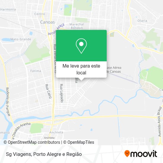 Sg Viagens mapa
