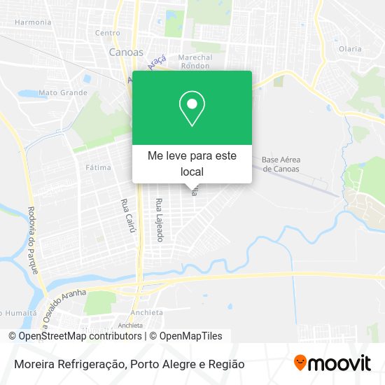 Moreira Refrigeração mapa