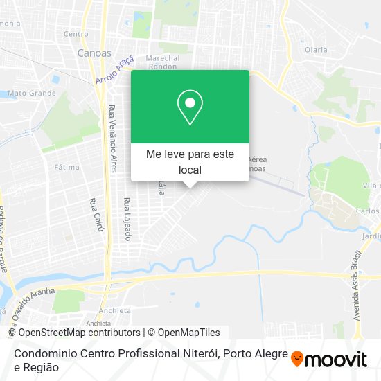 Condominio Centro Profissional Niterói mapa