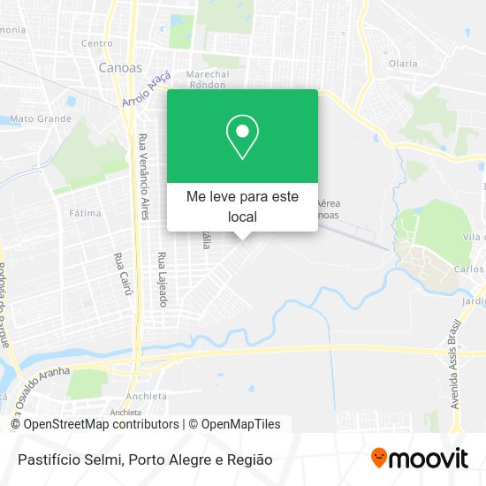 Pastifício Selmi mapa