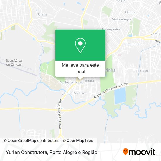 Yurian Construtora mapa