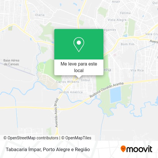 Tabacaria Ímpar mapa