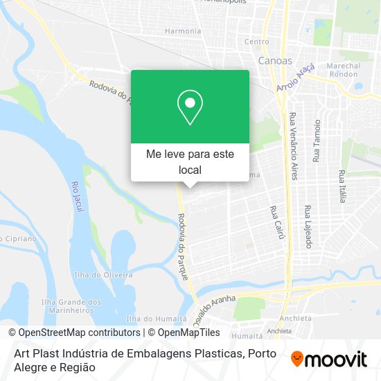 Art Plast Indústria de Embalagens Plasticas mapa