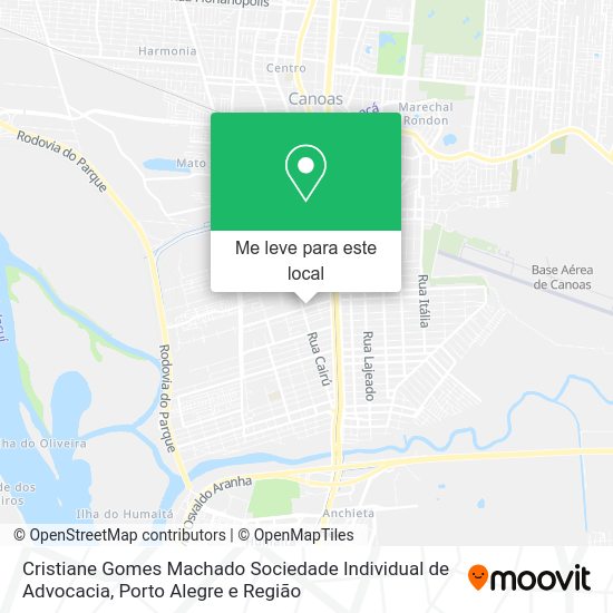 Cristiane Gomes Machado Sociedade Individual de Advocacia mapa