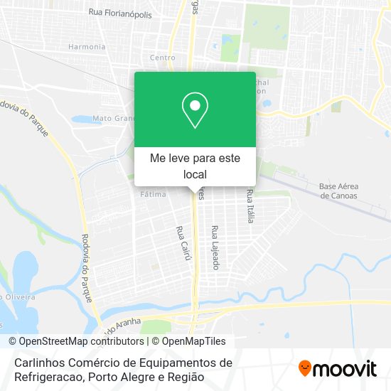 Carlinhos Comércio de Equipamentos de Refrigeracao mapa