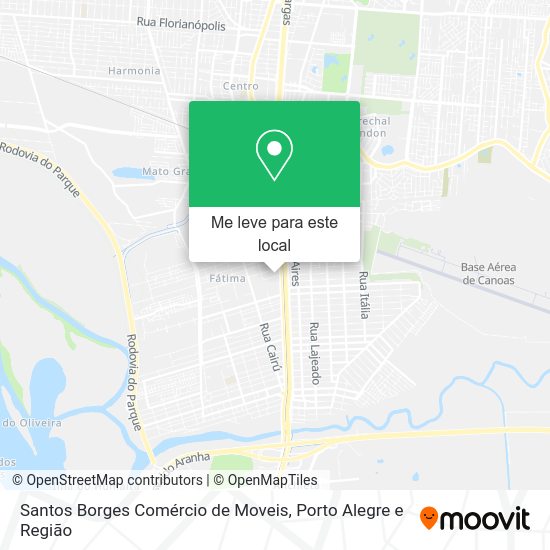 Santos Borges Comércio de Moveis mapa