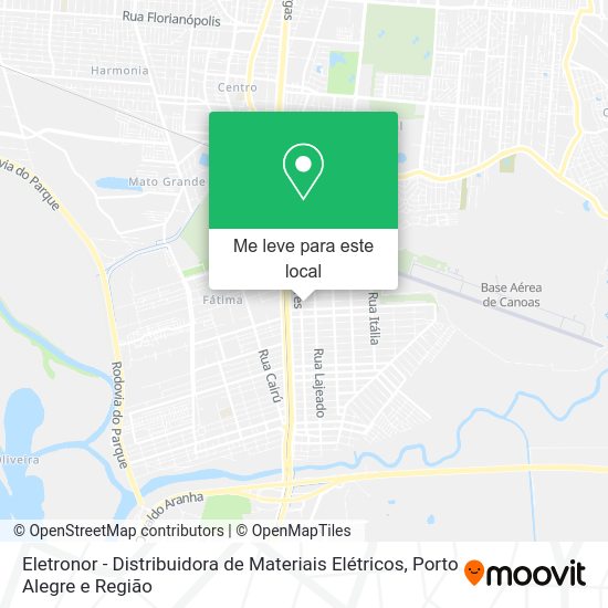 Eletronor - Distribuidora de Materiais Elétricos mapa