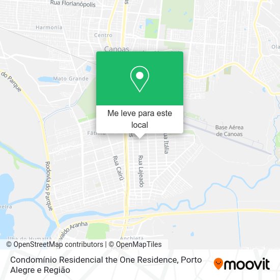 Condomínio Residencial the One Residence mapa