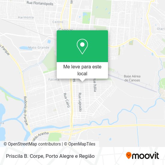 Priscila B. Corpe mapa