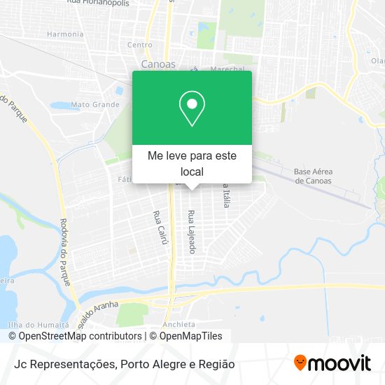 Jc Representações mapa