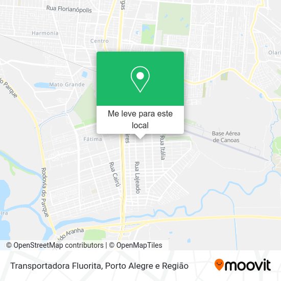 Transportadora Fluorita mapa