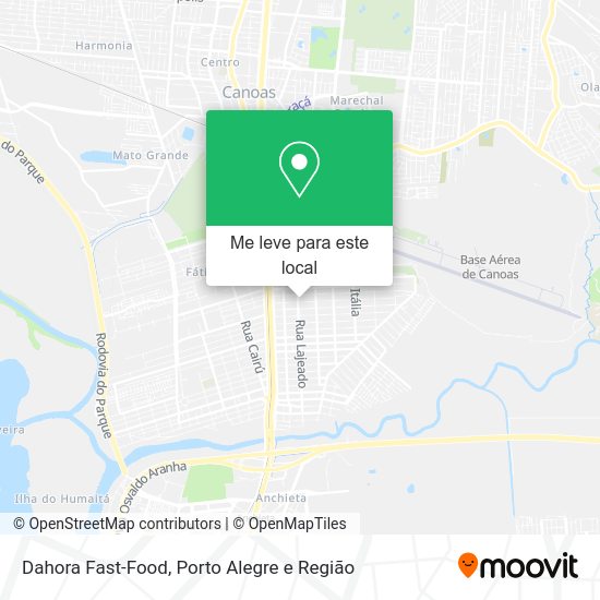 Dahora Fast-Food mapa