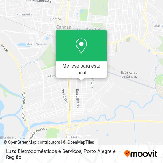 Luza Eletrodomésticos e Serviços mapa