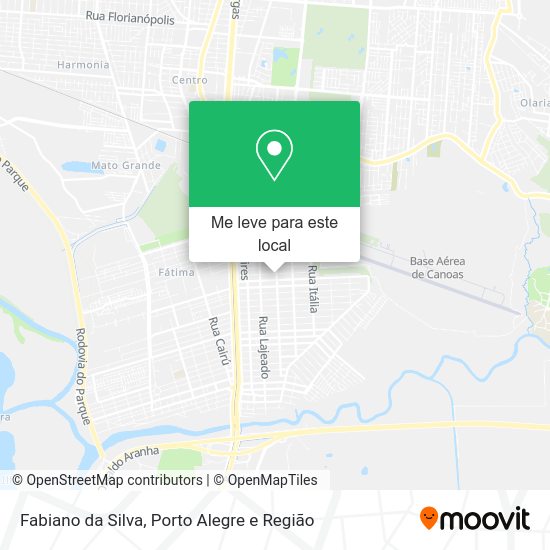 Fabiano da Silva mapa