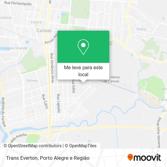 Trans Everton mapa
