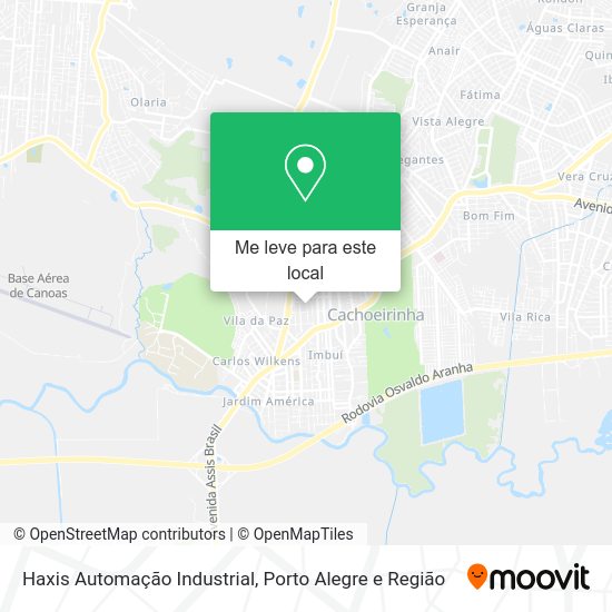 Haxis Automação Industrial mapa