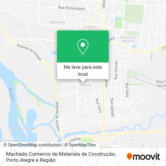 Machado Comercio de Materiais de Construção mapa