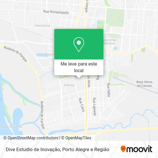 Dive Estudio de Inovação mapa