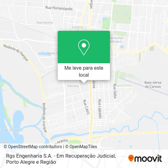 Rgs Engenharia S.A. - Em Recuperação Judicial mapa