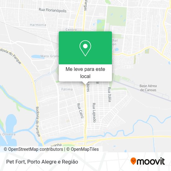 Pet Fort mapa