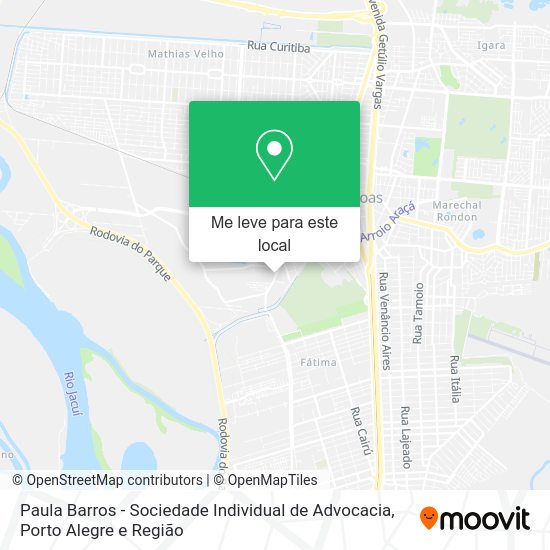 Paula Barros - Sociedade Individual de Advocacia mapa