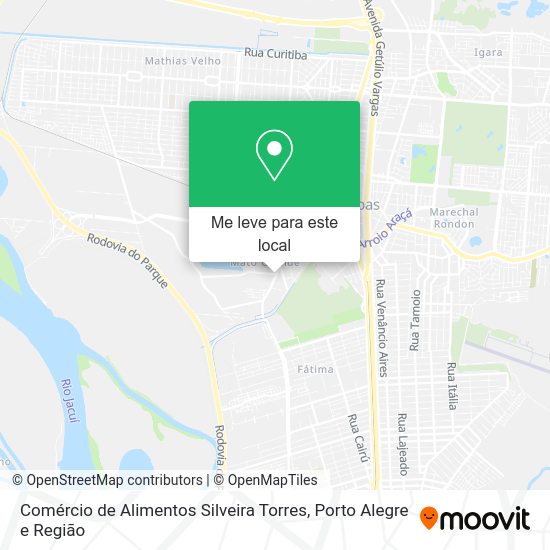 Comércio de Alimentos Silveira Torres mapa