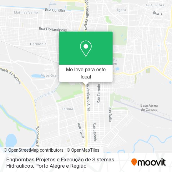 Engbombas Projetos e Execução de Sistemas Hidraulicos mapa