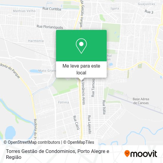 Torres Gestão de Condominios mapa