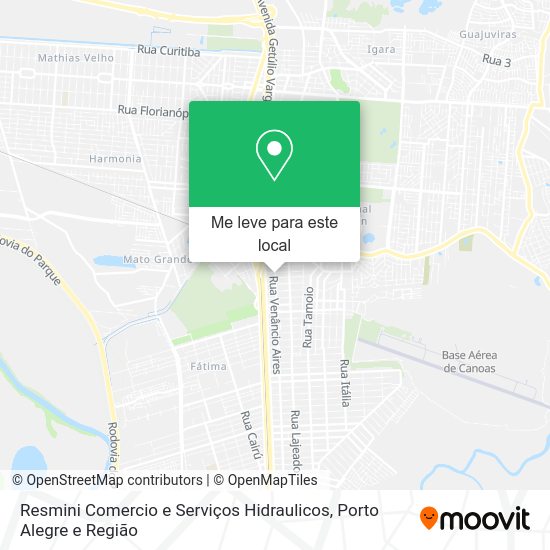 Resmini Comercio e Serviços Hidraulicos mapa