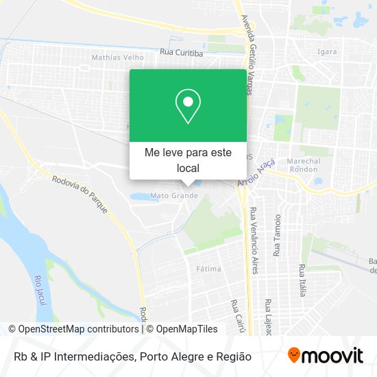 Rb & IP Intermediações mapa