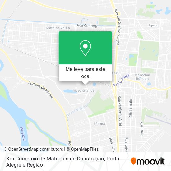 Km Comercio de Materiais de Construção mapa